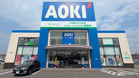 室内ゴルフ練習場SWING24/7千音寺アズタウン店の外観